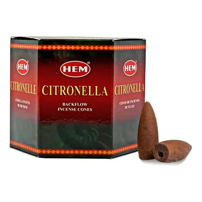 Incienso Cono Reflujo Efecto Cascada Citronela Hem 40 Unidades | MercadoLibre