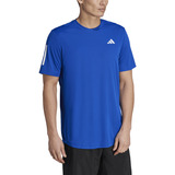 Remera adidas Tennis Club 3 Tiras Hombre Az Bl