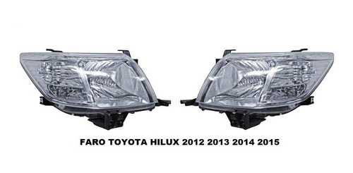 Faros Toyota Hilux 2012 2013 2014 2015  Foto 2