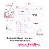 Diseño Imprimible De Agenda Emprendedora Mariposas