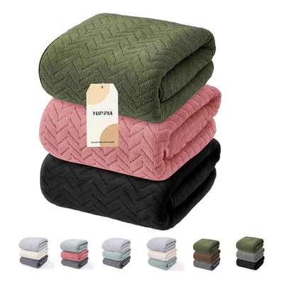 Toallas De Baño 3pcs Completo Grande Lana Coral Suave De Alta Densidad 140*70cm Color Combinación 6 Yuriria Grosor Medio Toallas Microfibra Absorbente Tuallas De Baño Toalla Para Baño Mayoreo | MercadoLibre