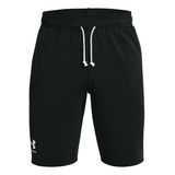 Short Ua Rival Terry Para Hombre Negro