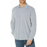 Charles River Apparel Camisa Naugatuck Hombre, Azul