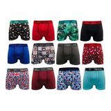 Kit 5 Cuecas Boxer Box Infantil Masculino Menino Criança