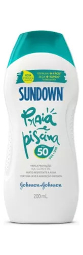 Protetor Solar Sundown Praia E Piscina Fps50 200ml - Johnson