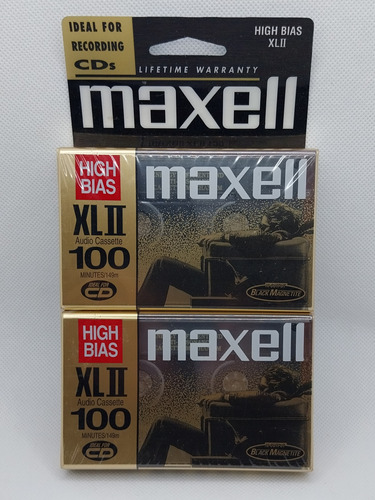 Cassettes Maxell Xl Ll 100m Cromo Pack Promo Coleccionistas