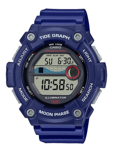 Reloj Casio Tide And Moon Original Para Caballero E-watch 