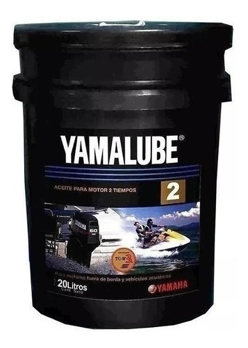 Aceite Nautico Yamalube 2t Tcw3 Balde De 20 Litros