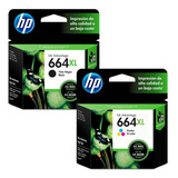 Combo 2 Cartucho Tinta Hp 664xl 1color F6v30al 1negro F6v31a