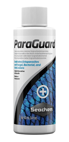 Paraguard 100ml Seachem Medicamento Peces Bacterias Hongos