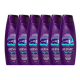 Kit Com 6 Shampoos Aussie Mega Moist Super Hidratação 180ml