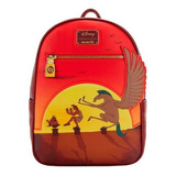 Loungefly Disney Hercules 25th Sunset Backpack Color Rojo