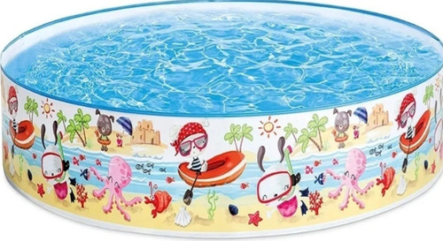 Piscina Rígida Intex Para Niños Con Diseño 152x25cm