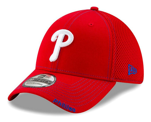 Gorra New Era Philadelphia Phillies 39thirty Roja Cerrada