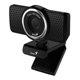 Webcam Genius Ecam 8000 Preto (full Hd 1080p / 30 Fps / 2 Mp
