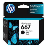 Cartucho De Tinta Hp 667 Negro Original Ink Advantage