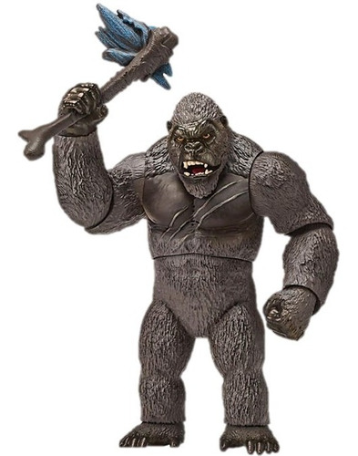 Godzilla Vs Kong Figura Kong Hacha Batalla 33cm C Sonido Luz