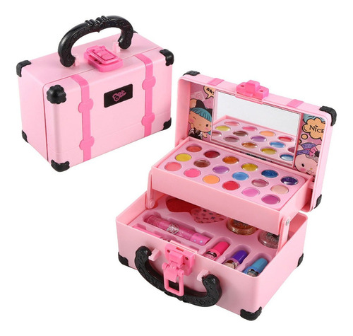 Kit De Maquillaje Infantil De 30 Piezas Para Niñas, Juego