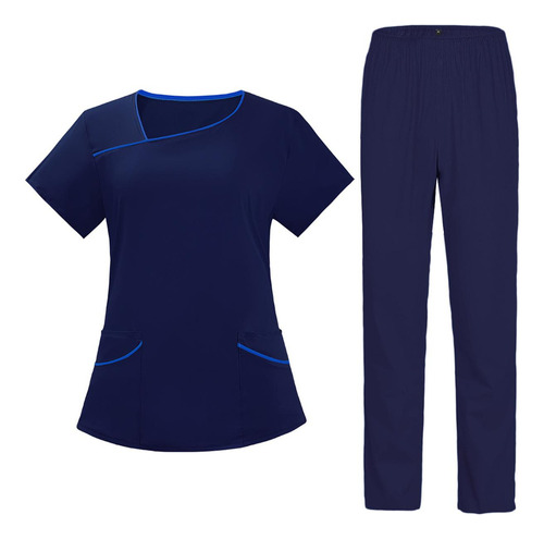 Conjunto De Uniformes Médicos For Mujer Y Pantalón Jogger