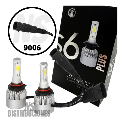 Kit Cree Led S6 Hd 44000 Lm H1 H3 H4 H7 H11 H16 H27 Nuevo!