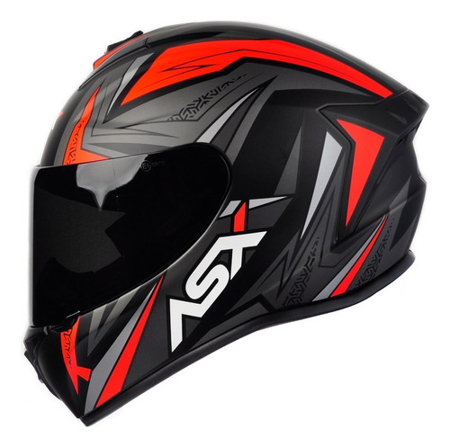 Capacete Moto Fechado Asx Diversos Graficos E Cores