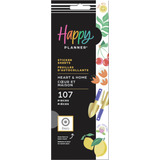 Etiquetas Adhesivas Stickers Pegatina 8 Hojas Happy Planner