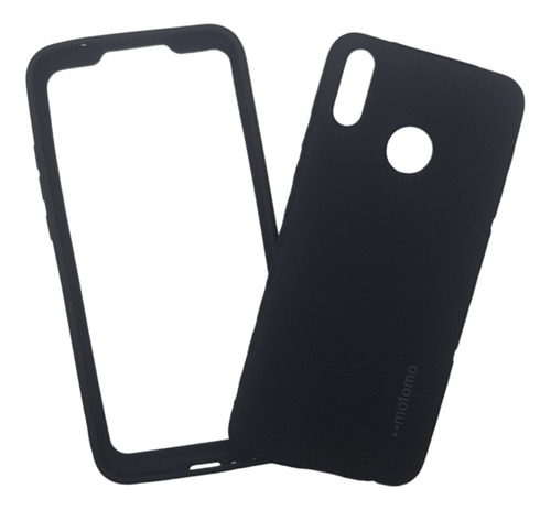 Funda Estuche Bumper Silicona Para Huawei Y9 2019 Negro