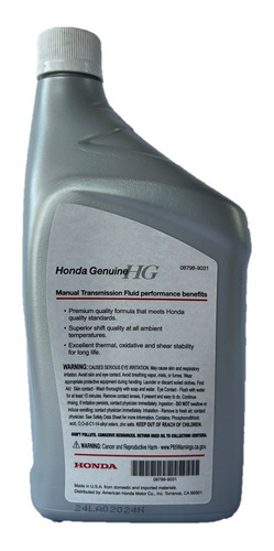 Aceite Honda Caja P2a8 Accord 2001 2002 2003 Foto 2