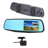 Espejo Retrovisor De Carro Doble Camara 