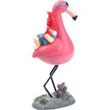 Reclinado Sobre Flamingo Gnome Flamingo Back Gnome Modeling