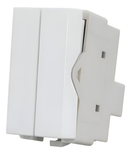 Interruptor Duplo Paralelo 10a-250v Branco Infiniti Margirius