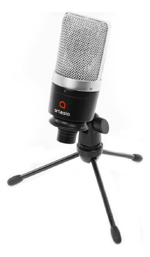 Microfono Artesia Condenser/soporte-mesa-cable/rompeviento
