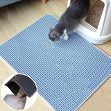 Alfombra Doble Capa Para Gatos Sanitaria Recoge Arena