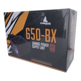 Fuente Poder Real Certificada Iceberg 650-bx 80+ Bronce 650w Color Negro 110v/220v