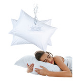 Funda Protector Impermeable Forro Para Almohadas Antifluidos