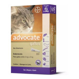 Advocate Anti Pulgas Gatos De 4 Kg E 8 Kg Bayer 1 Pipeta