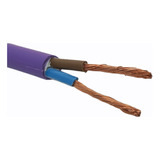 Cable Subterraneo Exterior 2x6 Mm Rollo 100 Mts Electrocable