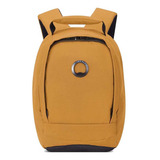 Mochila Porta Tablet Ecologica Delsey Mini Securban Color Amarillo Diseño De La Tela Mini Securban