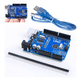 Uno R3 Smd Tecneu Con Cable Usb Compatible Con Arduino Ide