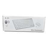 Kit Teclado + Mouse Compacto Portatil Bluetooth
