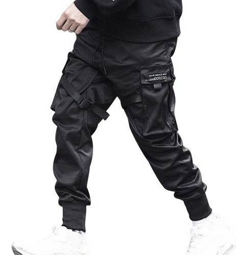 Hombres Casual Harem Joggers Pantalón De Chándal Hip Hop