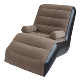 Sillón Inflable Plegable, Sofá Perezoso, Pvc Suave Y