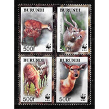 Fauna - Wwf - Antílopes - Burundi 2004 - Serie Mint