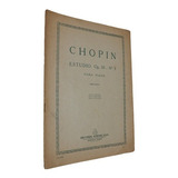 Chopin. Estudio Op. 10 - N° 3 Para Piano. Ricordi