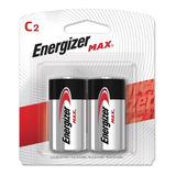 Bateria Pila Alcalina Tipo C X2 Unidades 1.5v Energizer Max