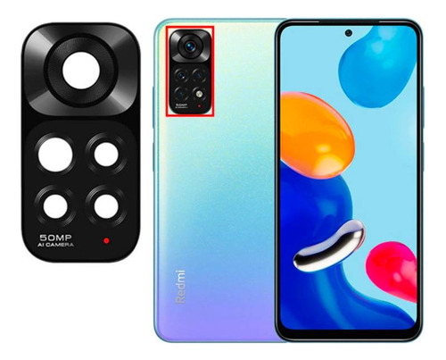 Lente Cámara Xiaomi Redmi Note 11 4g Incluye Adhesivo