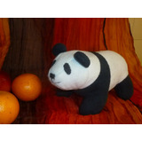 Oso Panda De Tela - Juguetes Waldorf - Montesori