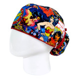 Gorro Quirúrgico Mujer + Lanyard Mujer Maravilla Comic