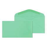 Sobres De Colores De 6 3/4  Paquete De 500  Verde Pastel 