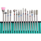 Mzcmsl Cuticle Drill Bit Set,15pcs Diamond Cuticle Remover .